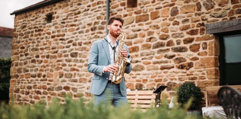 James Burwell Saxophonist - Photo by Luke Hardy